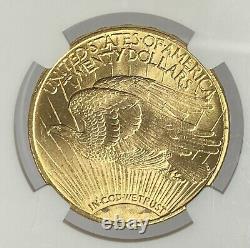 1915-S $20 Saint Gaudens Pre-33 Gold Double Eagle NGC MS65 Blazing Orange Color