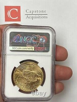 1915-S $20 Saint Gaudens Pre-33 Gold Double Eagle NGC MS65 Blazing Orange Color