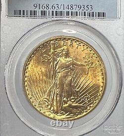1915-S $20 Saint Gaudens Pre-33 Gold Double Eagle PCGS MS63 A Great date