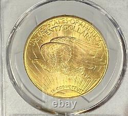 1915-S $20 Saint Gaudens Pre-33 Gold Double Eagle PCGS MS65+ Blazing Orange GEM