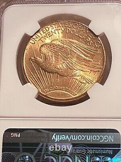 1915-S $20 gold Saint Gaudens Double Eagle NGC MS64 (looks 65)