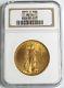 1915 S Gold $20 Saint Gaudens Double Eagle Coin Ngc Mint State 64