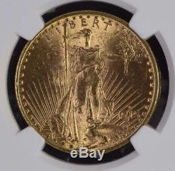 1915 S NGC MS-62 $20 St. Saint Gaudens Double Eagle US Gold Coin