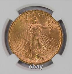 1915 S US Gold $20 Saint Gaudens Double Eagle NGC graded MS65 Free Shipping