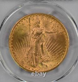 1915 S US Gold $20 Saint-Gaudens Double Eagle PCGS MS63 Free Shipping