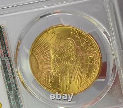 1915 S US Gold $20 Saint-Gaudens Double Eagle PCGS MS63 Free Shipping