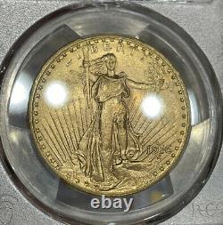 1916-S PCGS & CAC MS65 $20 Gold Saint Gaudens Double Eagle