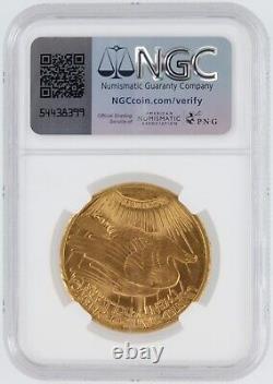 1916-S Saint Gaudens NGC MS64 $20 Double Eagle San Francisco Minted Rare Coin