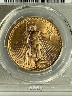 1916-s $20 Saint Gaudens Gold Double Eagle PCGS MS62! 37371309