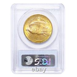 1920 $20 Gold Saint Gaudens Double Eagle PCGS MS64 choice graded Philadelphia