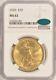 1920 $20 Saint Gaudens Gold Double Eagle NGC MS62 Pre-1933 Gold with CAC Sticker