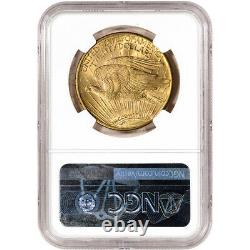1920 US Gold $20 Saint-Gaudens Double Eagle NGC MS62