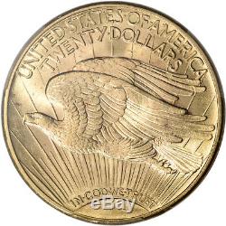 1920 US Gold $20 Saint-Gaudens Double Eagle PCGS MS63