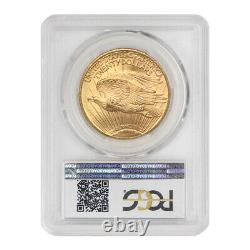 1922 $20 Gold Saint Gaudens PCGS MS65 gem graded Double Eagle twenty dollar coin