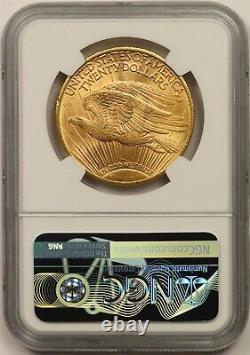 1922 $20 NGC MS 62 Saint-Gaudens Gold Double Eagle