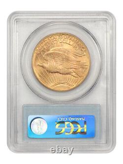 1922 $20 PCGS MS64 Better Date Saint Gaudens Double Eagle Gold Coin