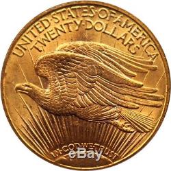 1922 $20 PCGS MS64 Saint Gaudens Double Eagle Gold Coin