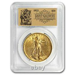 1922 $20 Saint-Gaudens Double Eagle BU PCGS (Prospector Label) SKU #151074