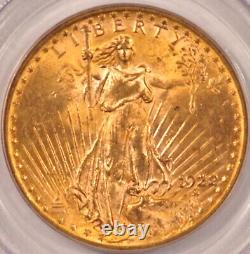1922 $20 Saint Gaudens Gold Double Eagle PCGS MS62 Old Green Holder OGH