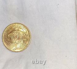 1922 $20 Saint-Gaudens Gold Double Eagle Uncertified Ungraded Uncirc
