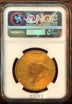 1922 $20 St. Gaudens Gold Double Eagle Coin NGC UNC DETAILS