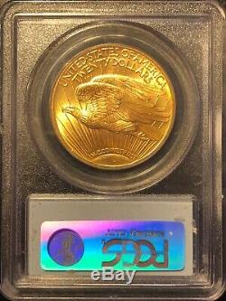 1922 $20 St. Gaudens Gold Double Eagle MS 65 PCGS, BETTER DATE