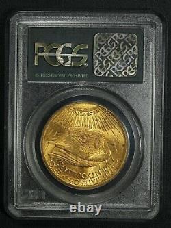 1922 $20 Twenty Dollar St Gaudens Gold Double Eagle OGH PCGS MS 63
