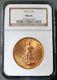 1922 Gold $20 Saint Gaudens Double Eagle Coin Ngc Mint State 64