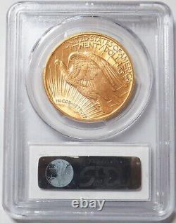 1922 Gold $20 Saint Gaudens Double Eagle Coin Pcgs Gem Mint State 65