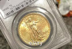 1922 PCGS MS64 Saint Gaudens $20 Gold Double Eagle Stunning Luster