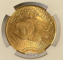 1922-S $20 Saint Gaudens Gold Double Eagle NGC MS63 VERY RARE S Mint PQ+