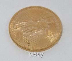 1922 SAINT GAUDENS $20 Double Eagle Gold Coin, US Mint. Augustus St. Gaudens