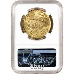 1922 US Gold $20 Saint-Gaudens Double Eagle NGC MS61