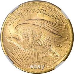 1922 US Gold $20 Saint-Gaudens Double Eagle NGC MS63
