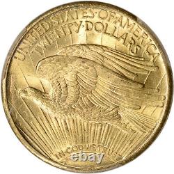 1922 US Gold $20 Saint-Gaudens Double Eagle PCGS MS64+