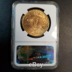 1923 $20 Dollar St. Gaudens Double Eagle Gold Coin NGC MS 63 Gorgeous Coin