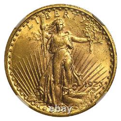 1923 $20 Saint-Gaudens Gold Double Eagle MS-62 NGC SKU#10621