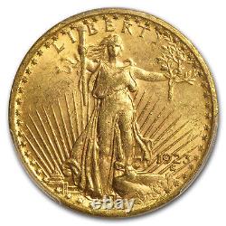 1923 $20 Saint-Gaudens Gold Double Eagle MS-62 PCGS