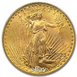 1923 $20 Saint-Gaudens Gold Double Eagle MS-65 PCGS SKU #73543