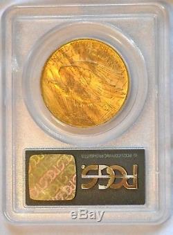 1923 $20 Saint Gaudens Gold Double Eagle PCGS Graded MS63 Old green holder