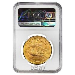1923 D $20 Gold Saint Gaudens Double Eagle Coin NGC MS 64