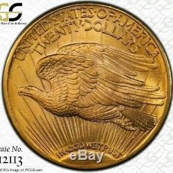 1923-D $20 Gold St. Gaudens Double Eagle PCGS MS65