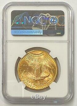 1923-D $20 Saint Gaudens Gold Double Eagle NGC MS63 Flashy And Boldly Struck PQ+