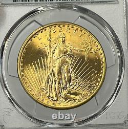 1923-D $20 Saint Gaudens Gold Double Eagle Pre-1933 PCGS MS64 Brilliant Surfaces