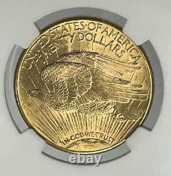1923-D $20 Saint Gaudens Pre-33 Gold Double Eagle NGC MS64 A Nice Sleeper Date