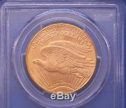 1923-D $20 St. Gaudens Double Eagle Gold Coin PCGS MS 65 Flashy