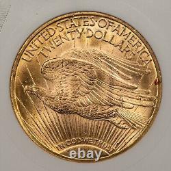 1923 G$20 Saint Gaudens Gold Double Eagle Flashy ANACS Soapbox MS 63 G2416