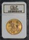 1923 G$20 Saint-gaudens Gold Double Eagle Ngc Ms 62 Lot#n224