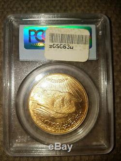 1923 U. S. Twenty Dollar Gold Piece, MS-63, With Motto, St. Gaudens, Double Eagle
