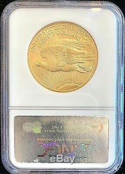 1924 $20 American Gold Double Eagle Saint Gaudens MS63 NGC Certified CAC